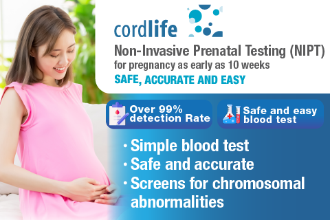 Cordlife Non-invasive Prenatal Testing (Cordlife NIPT)