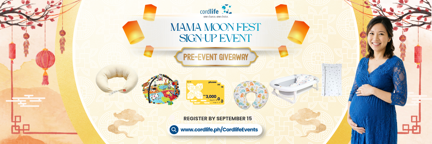 Get ready for the Cordlife Mama Moon Fest Sign-Up Event and join our Pre-Event Giveaway for a chance to win exciting prizes for you and your little one! 🎁💙