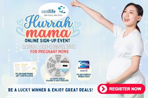 Cordlife Philippines Hurrah Mama Pre-registration and Giveaway for Pregnant Moms!